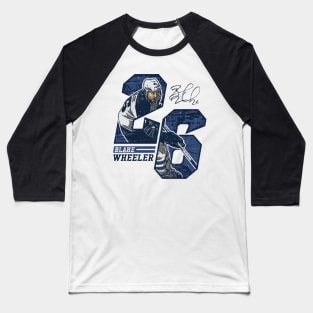 Blake Wheeler Winnipeg Offset Baseball T-Shirt